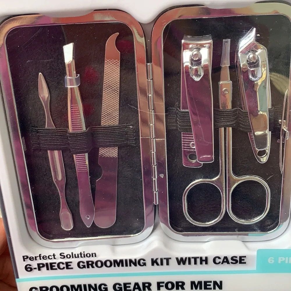 NEW Prept Grooming Gear for Men NIB Scissors Tweezers Nail Clipper